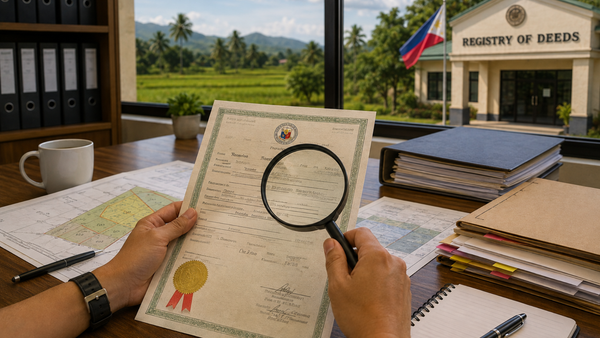 How to Verify a "Clean" Land Title in the Philippines Before Buying Property